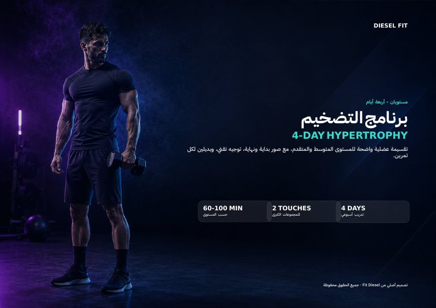 برنامج التضخيم - 4 أيام