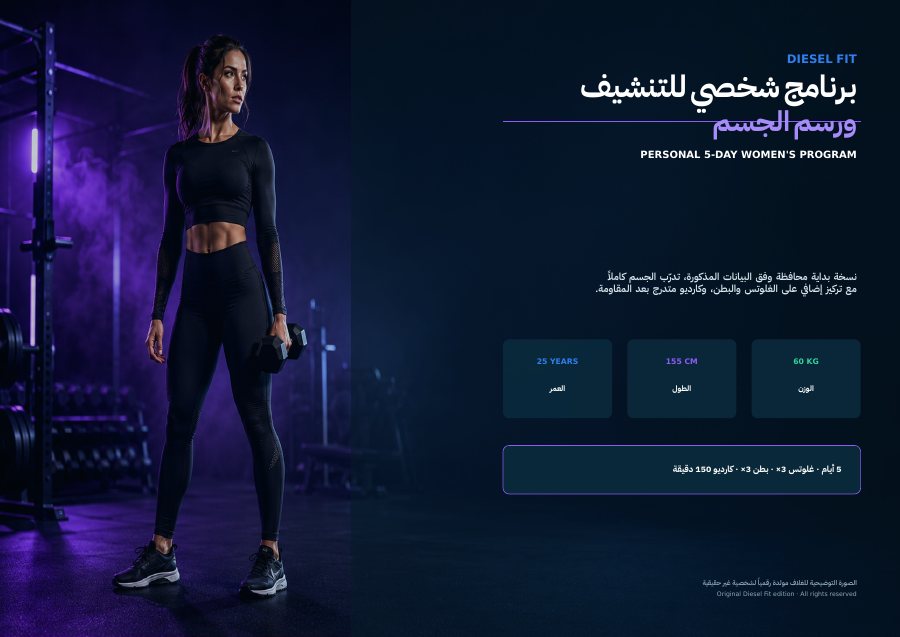 برنامج نسائي متوازن - 5 أيام